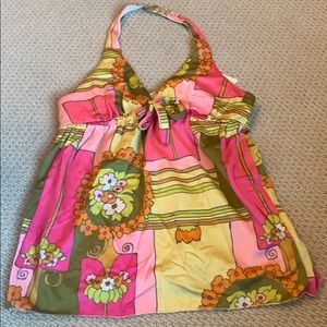 1960s Babydoll Halter Top